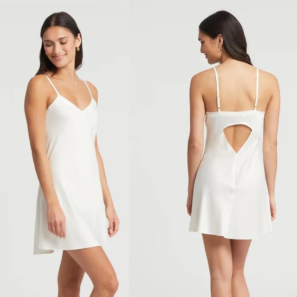 NEW Rya Collection Fresh Chemise Dress in Ivory Women's Size XS